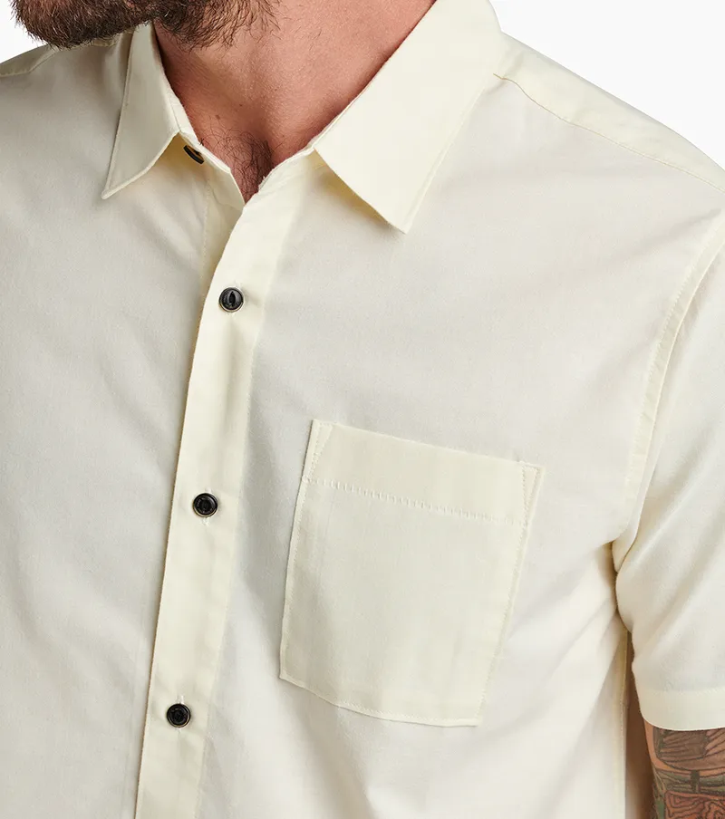 Well Worn Short Sleeve Button Up Shirt - Dusty Yellow sold by Roark product image thumbnail 5