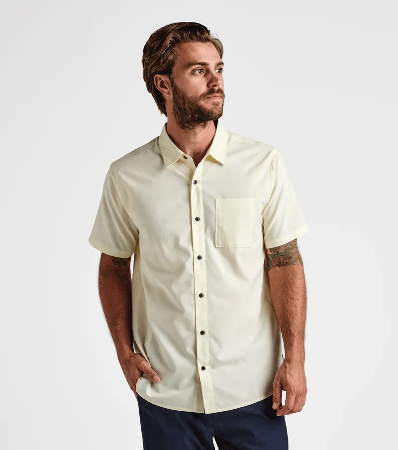 Well Worn Short Sleeve Button Up Shirt - Dusty Yellow sold by Roark product image thumbnail 2