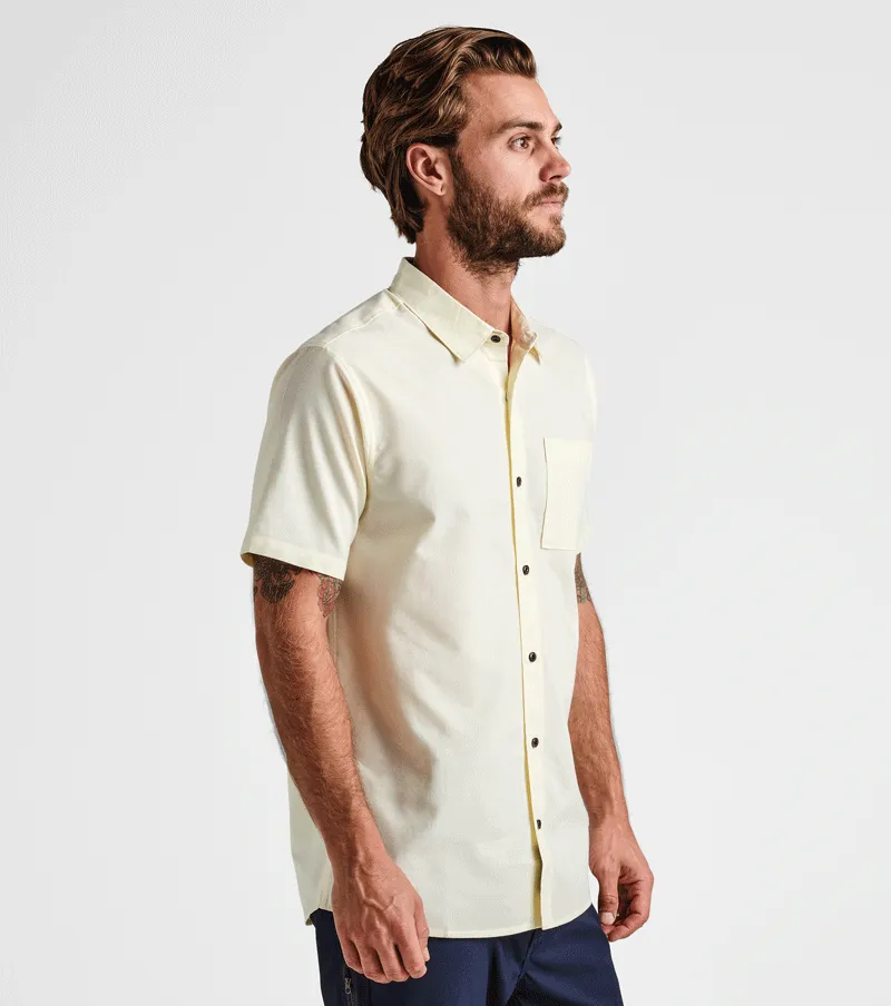 Well Worn Short Sleeve Button Up Shirt - Dusty Yellow sold by Roark product image thumbnail 4