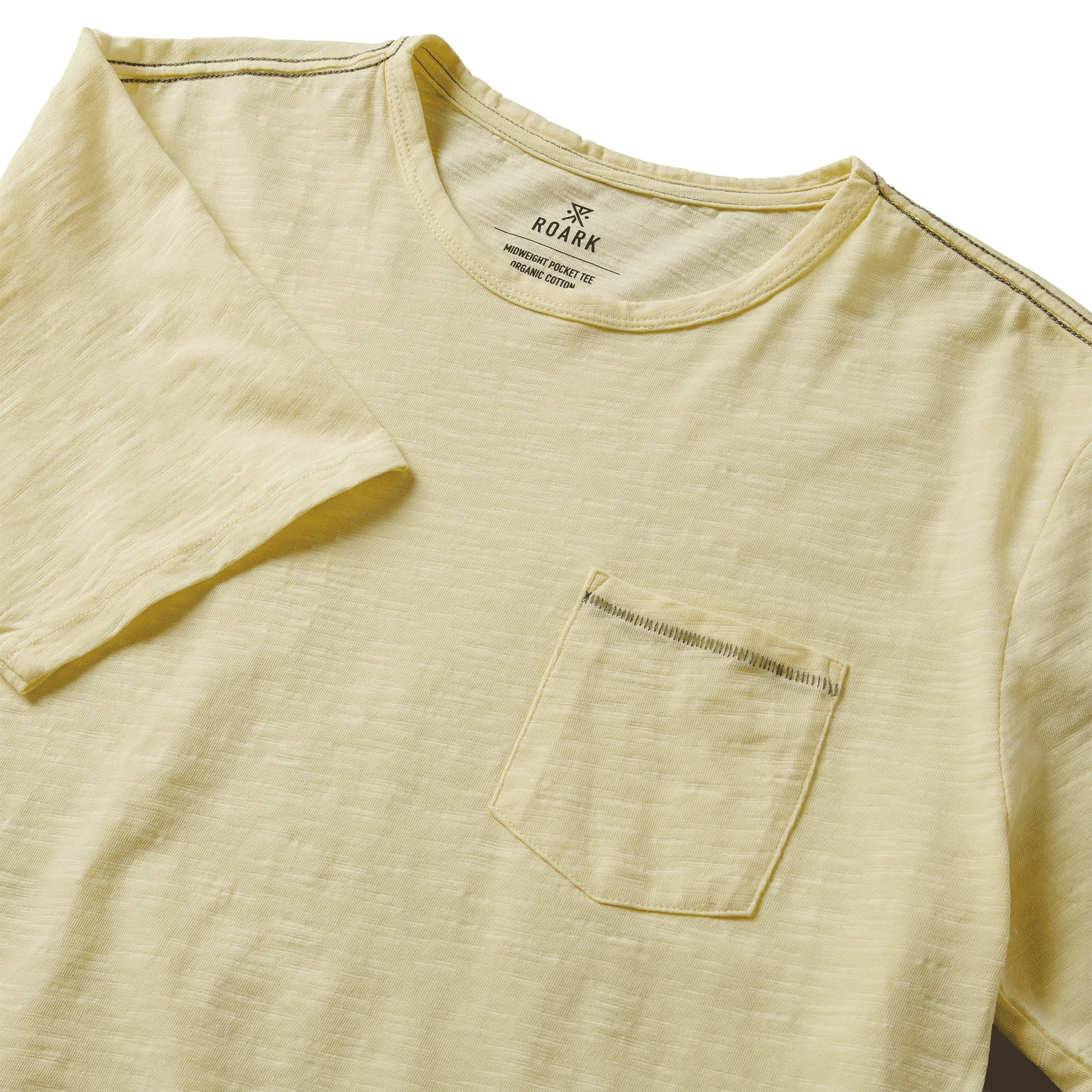 Well Worn Midweight Organic Short Sleeve Tee - Yellow sold by Roark product image thumbnail 2