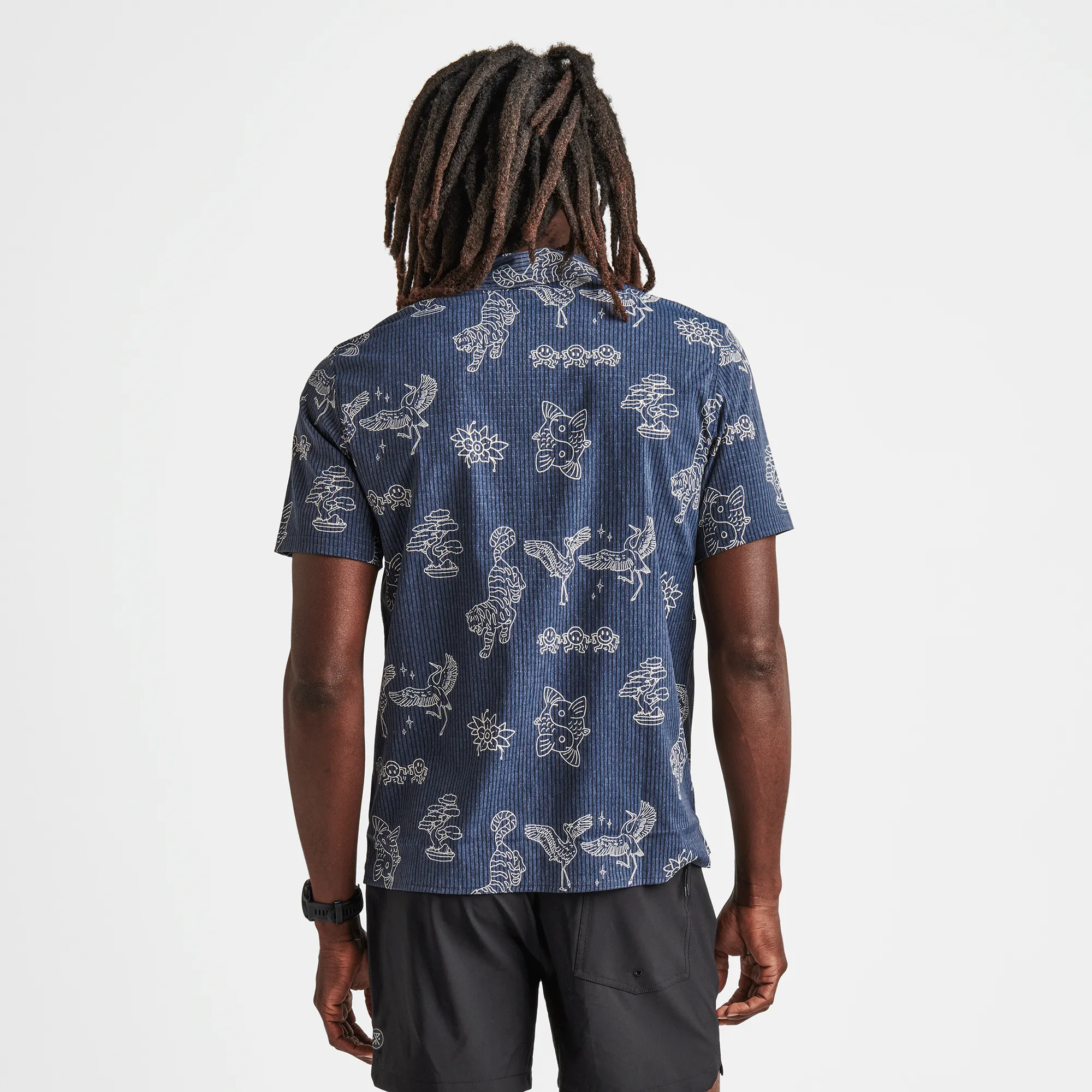 Bless Up Trail Button Up Shirt - Dark Navy sold by Roark product image thumbnail 3