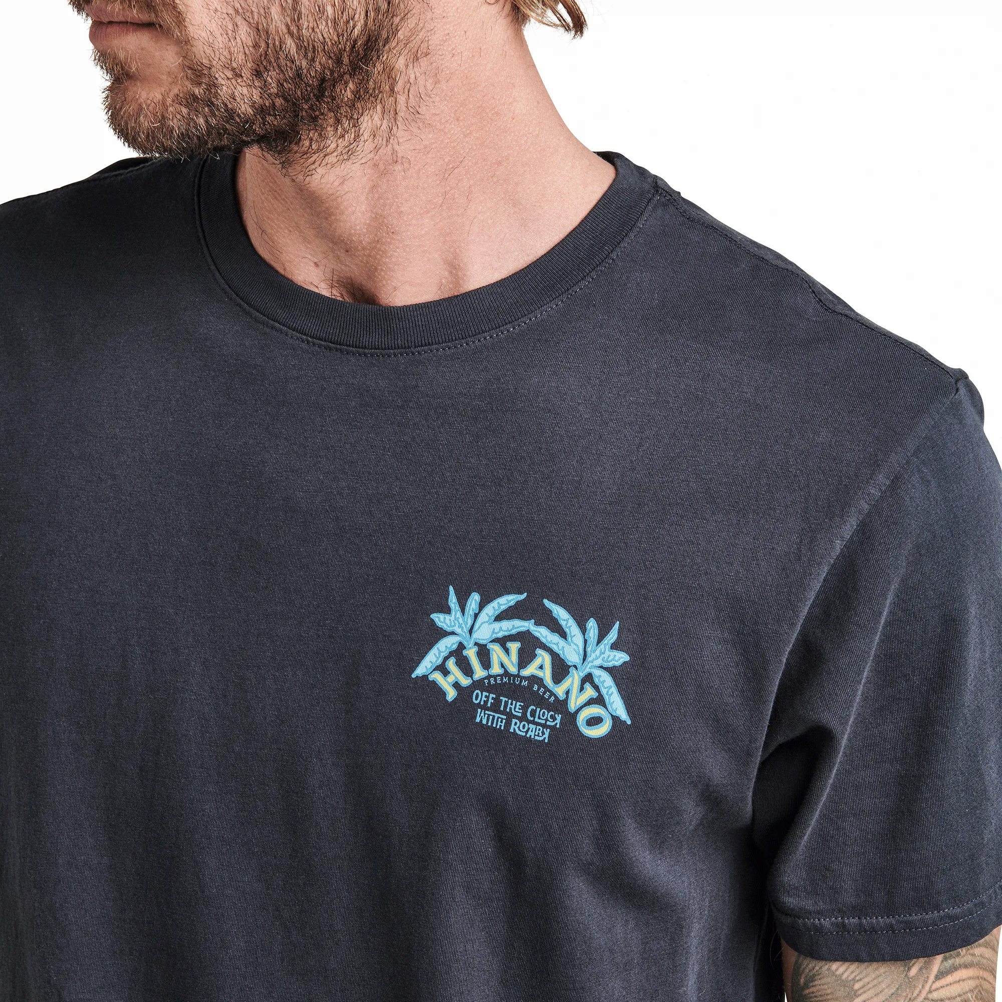 Hinano Off The Clock Premium Tee - Black sold by Roark product image thumbnail 5