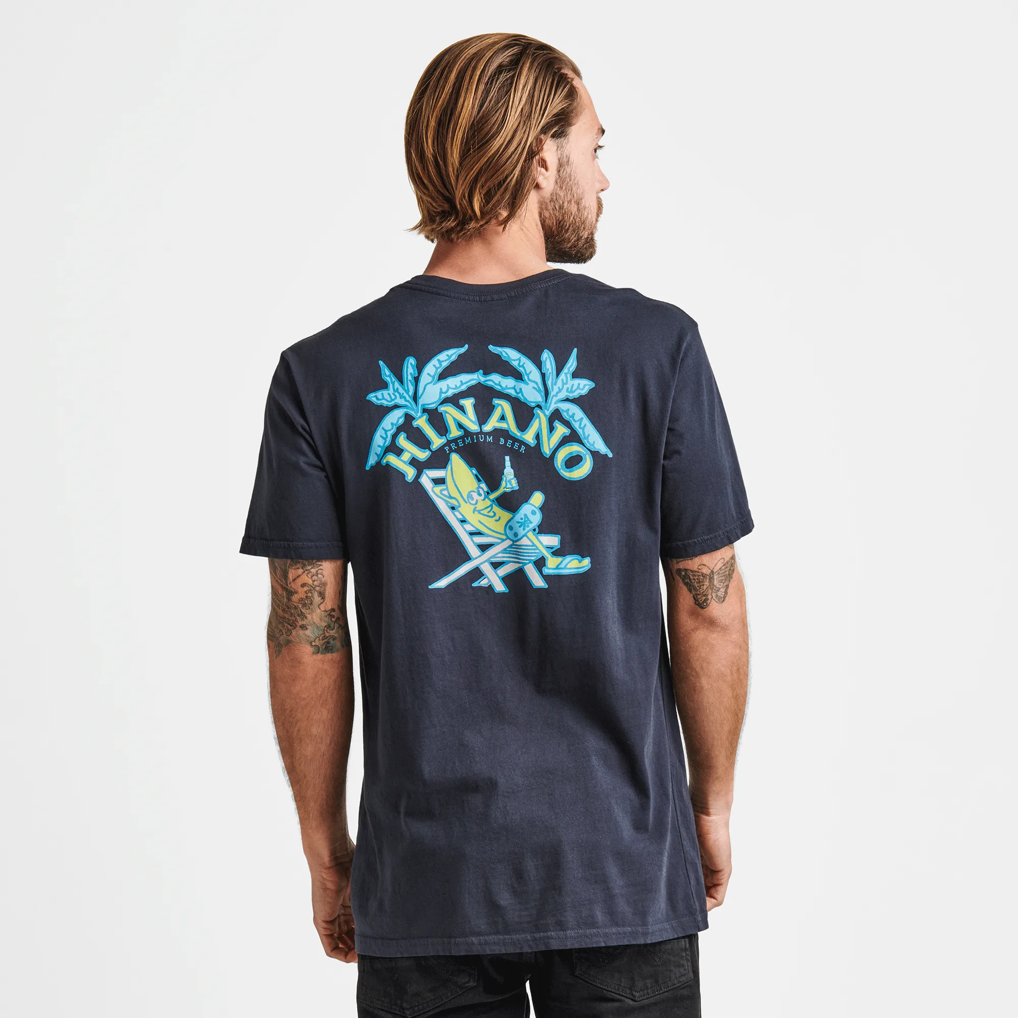 Hinano Off The Clock Premium Tee - Black sold by Roark product image thumbnail 4