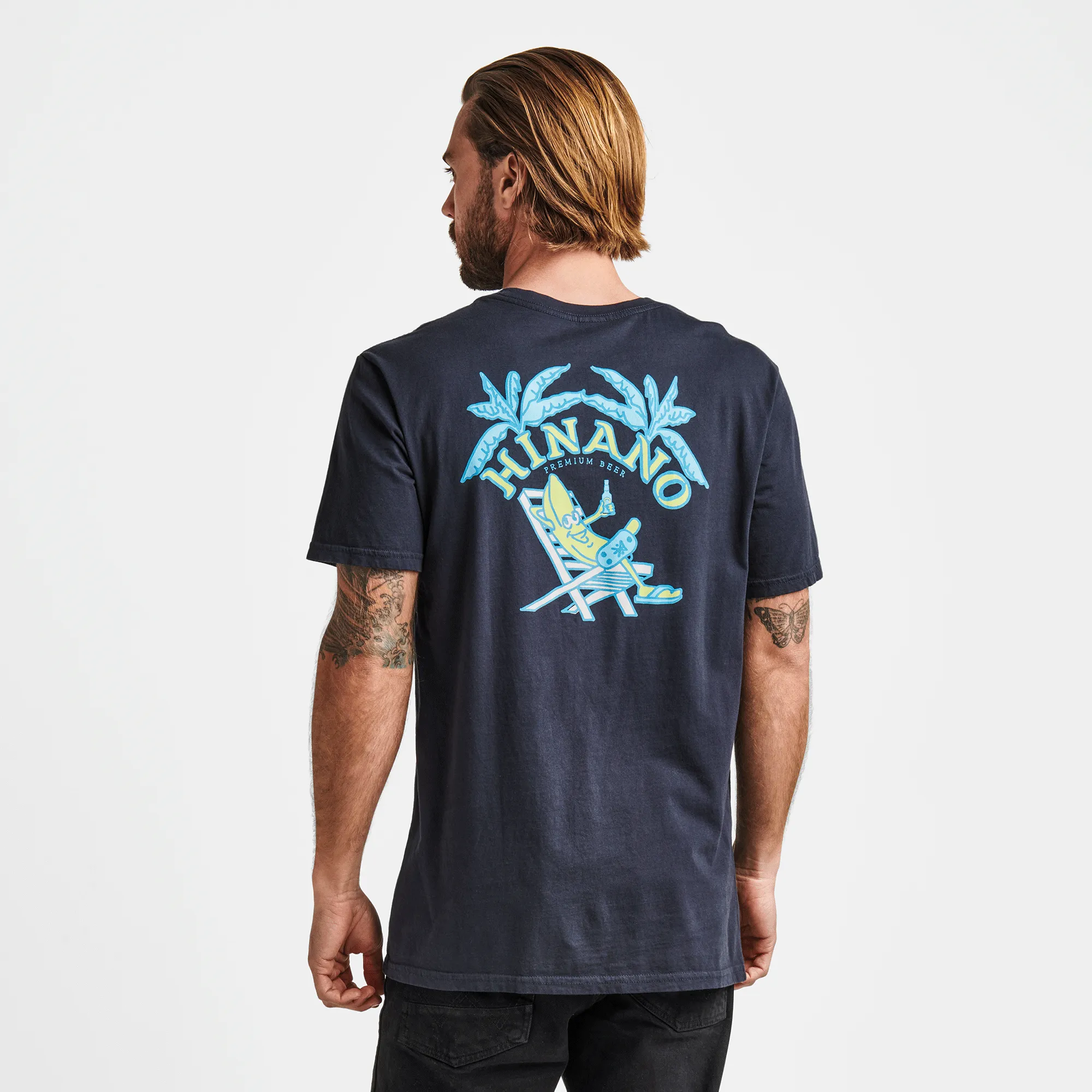 Hinano Off The Clock Premium Tee - Black sold by Roark product image thumbnail 3