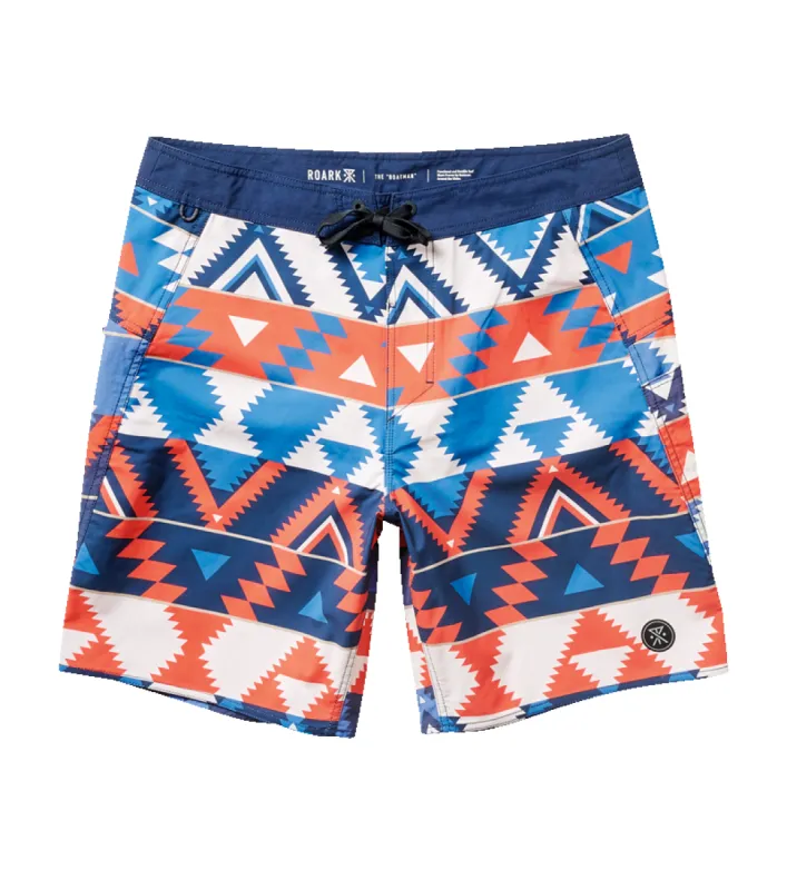 Boatman 18" Boardshorts - Aged Red sold by Roark