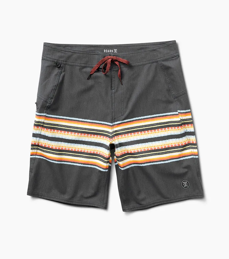 Passage Ikat Boardshorts - Charcoal sold by Roark
