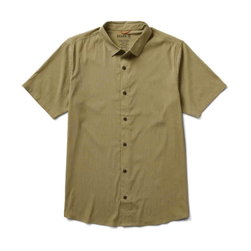 Bless Up Breathable Stretch Shirt - Dusty Green sold by Roark