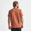 Well Worn Midweight Organic Short Sleeve Tee - Russet sold by Roark