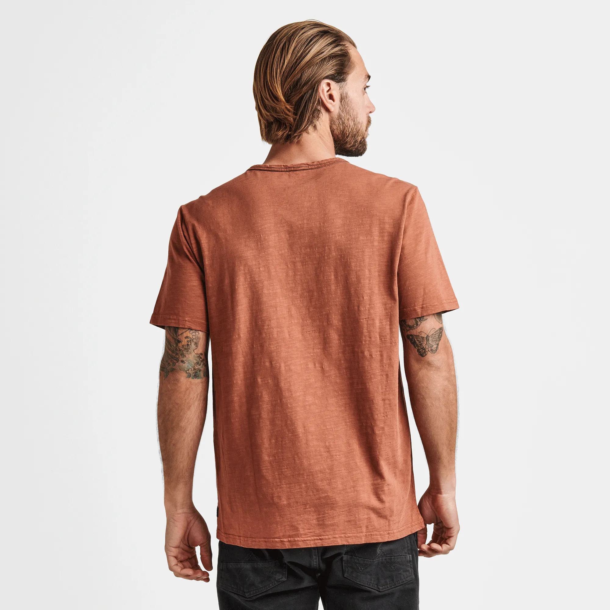 Well Worn Midweight Organic Short Sleeve Tee - Russet sold by Roark product image thumbnail 3