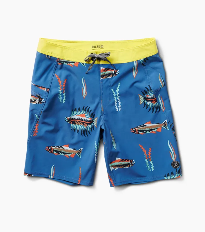 Passage Bait & Switch Boardshorts - Blue sold by Roark