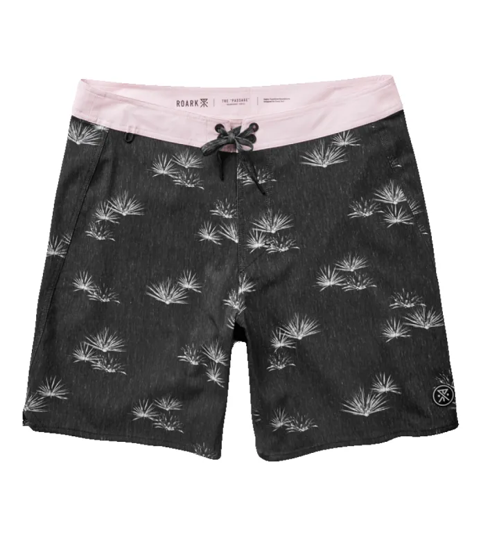 Passage Agave Boardshorts - Black sold by Roark