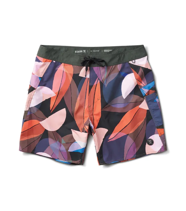 Boatman Boardshorts 17" - Multi Print sold by Roark