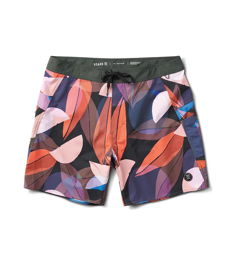 Boatman Boardshorts 17" - Multi Print sold by Roark