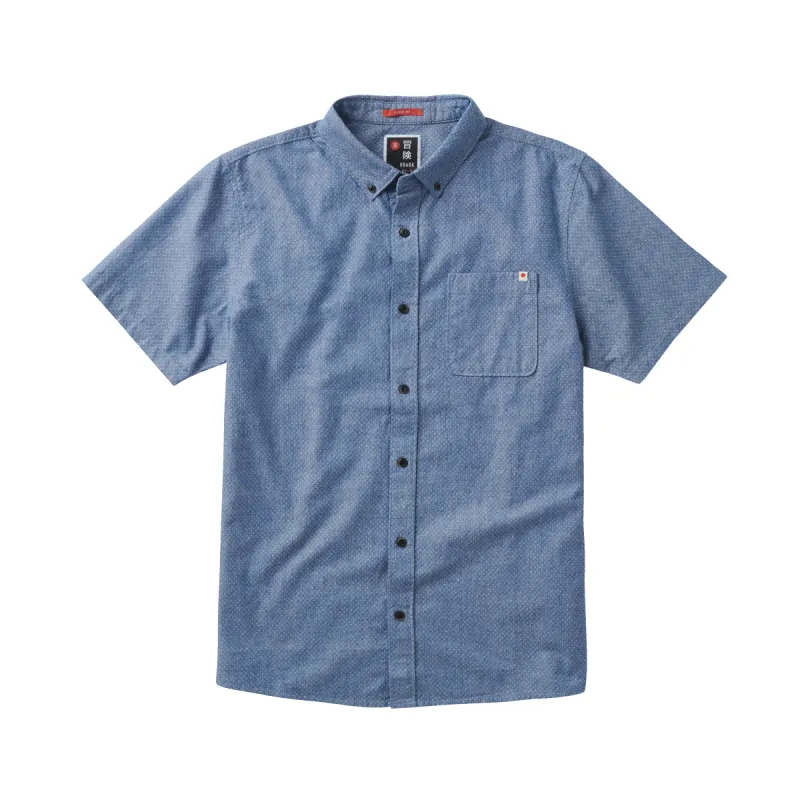 Scholar Aizome Chambray Button Up Shirt - Indigo sold by Roark