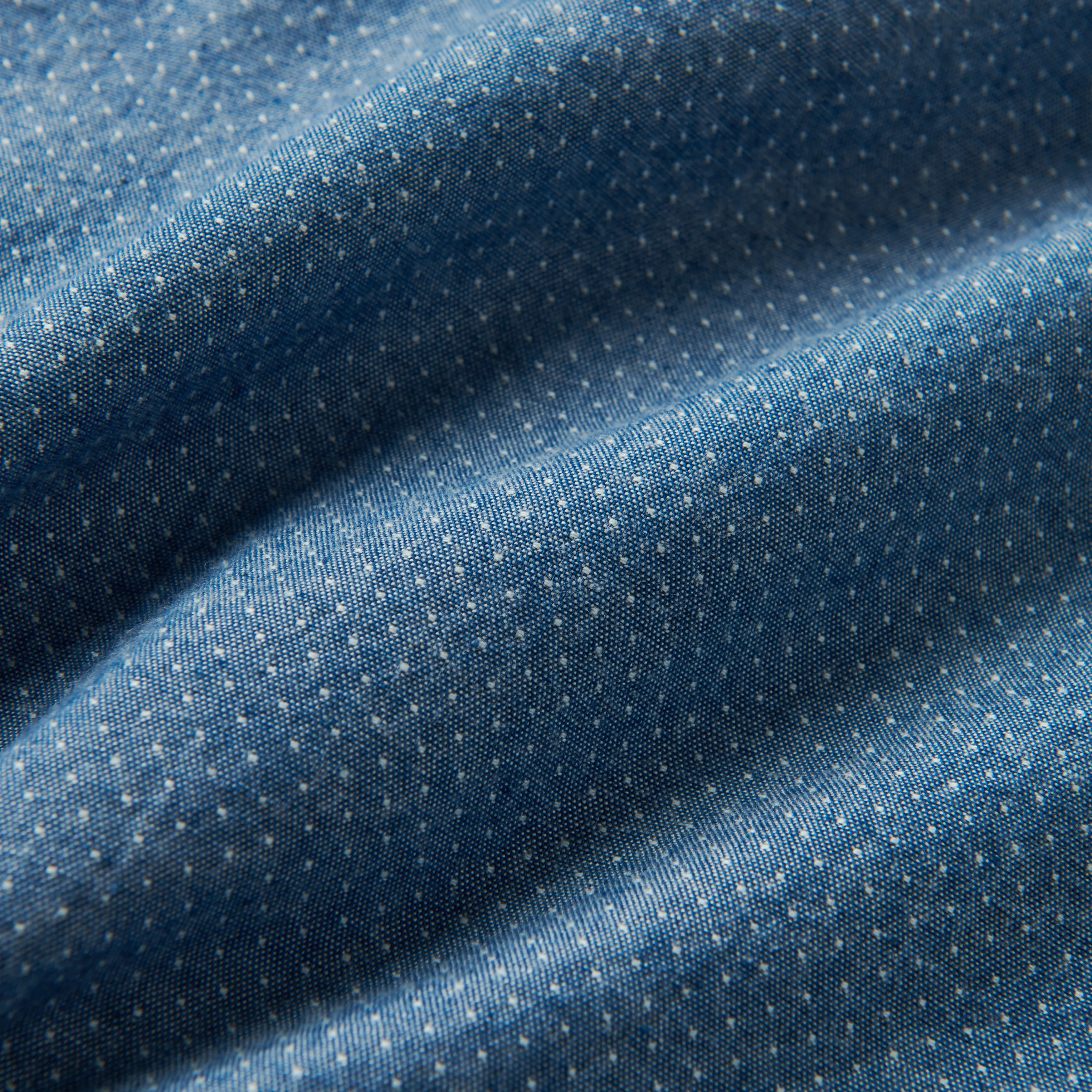 Scholar Aizome Chambray Button Up Shirt - Indigo sold by Roark product image thumbnail 4