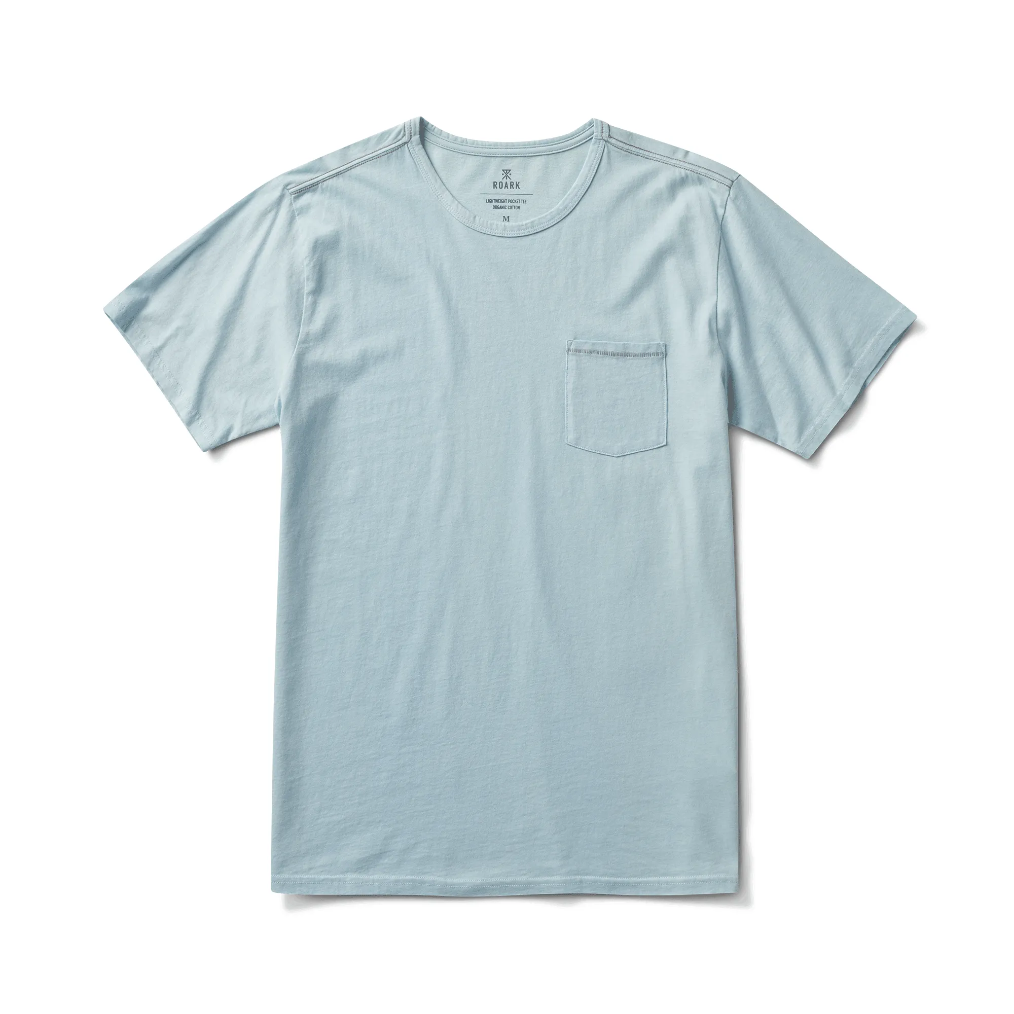 Well Worn Light Organic Short Sleeve Tee - Light Blue sold by Roark