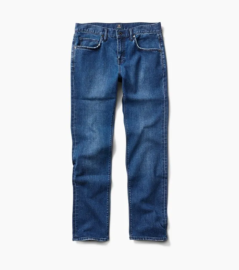 HWY 128 Straight Fit Denim Jeans - Vintage Blue sold by Roark