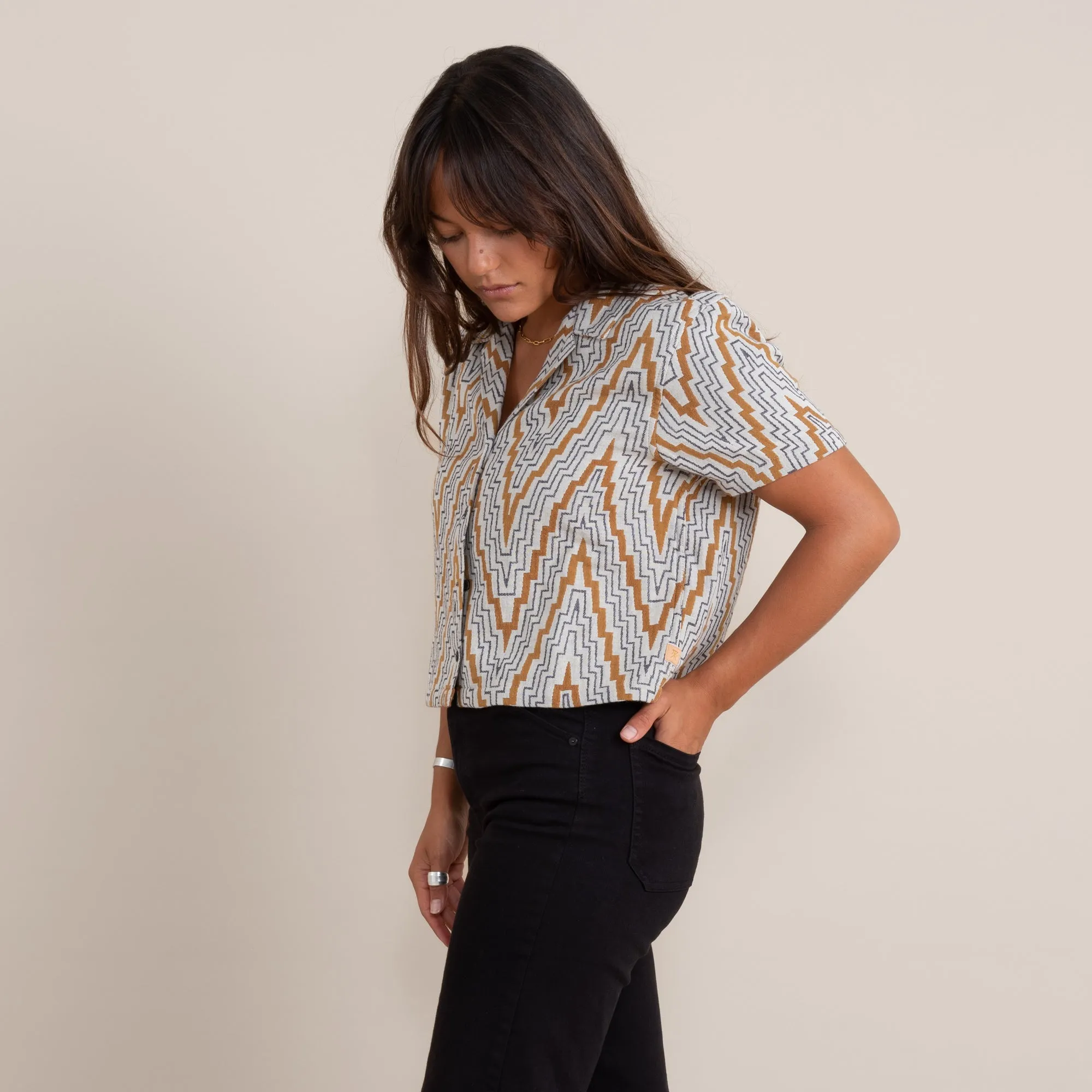 Idle Button Up Shirt -Copper sold by Roark product image thumbnail 2