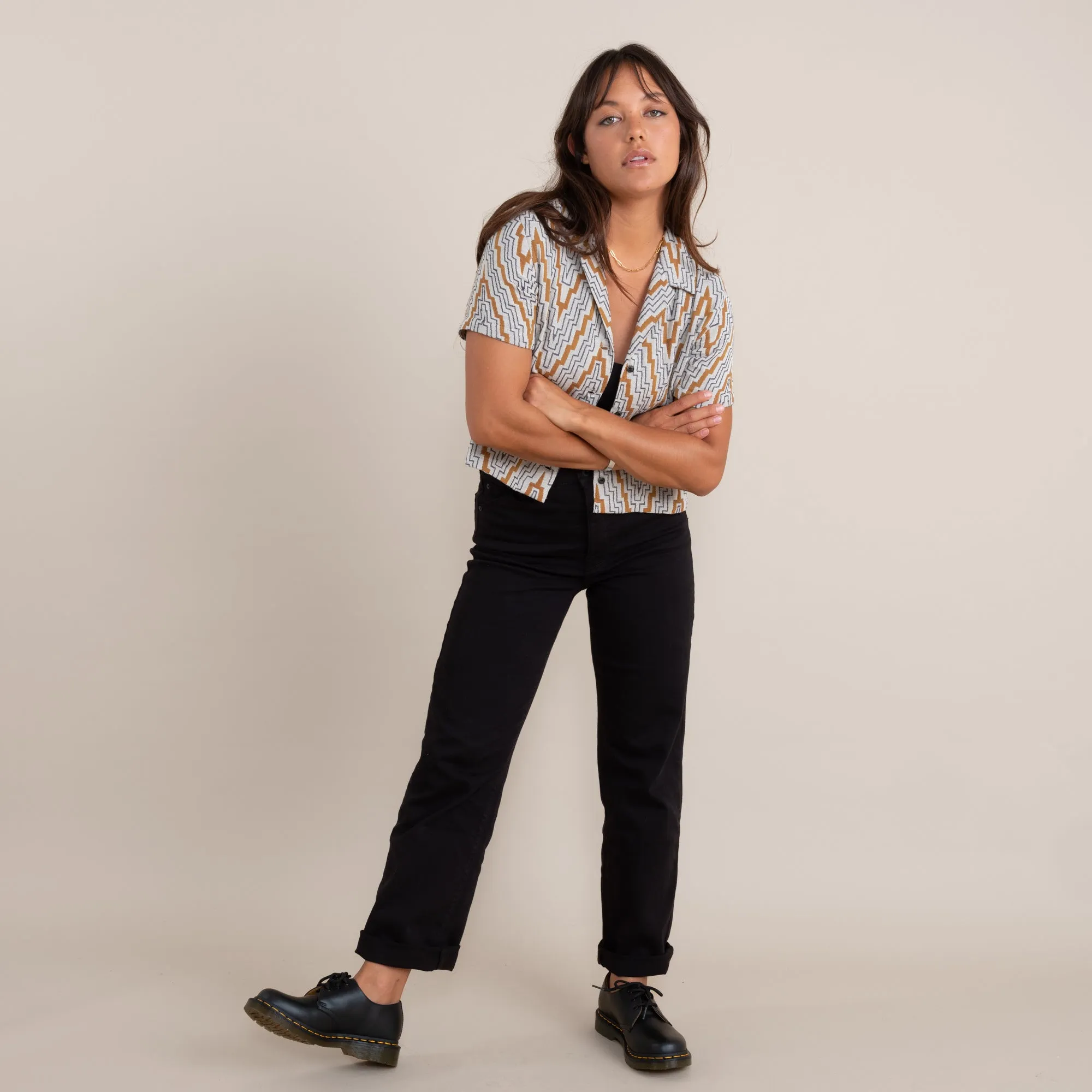 Idle Button Up Shirt -Copper sold by Roark product image thumbnail 3