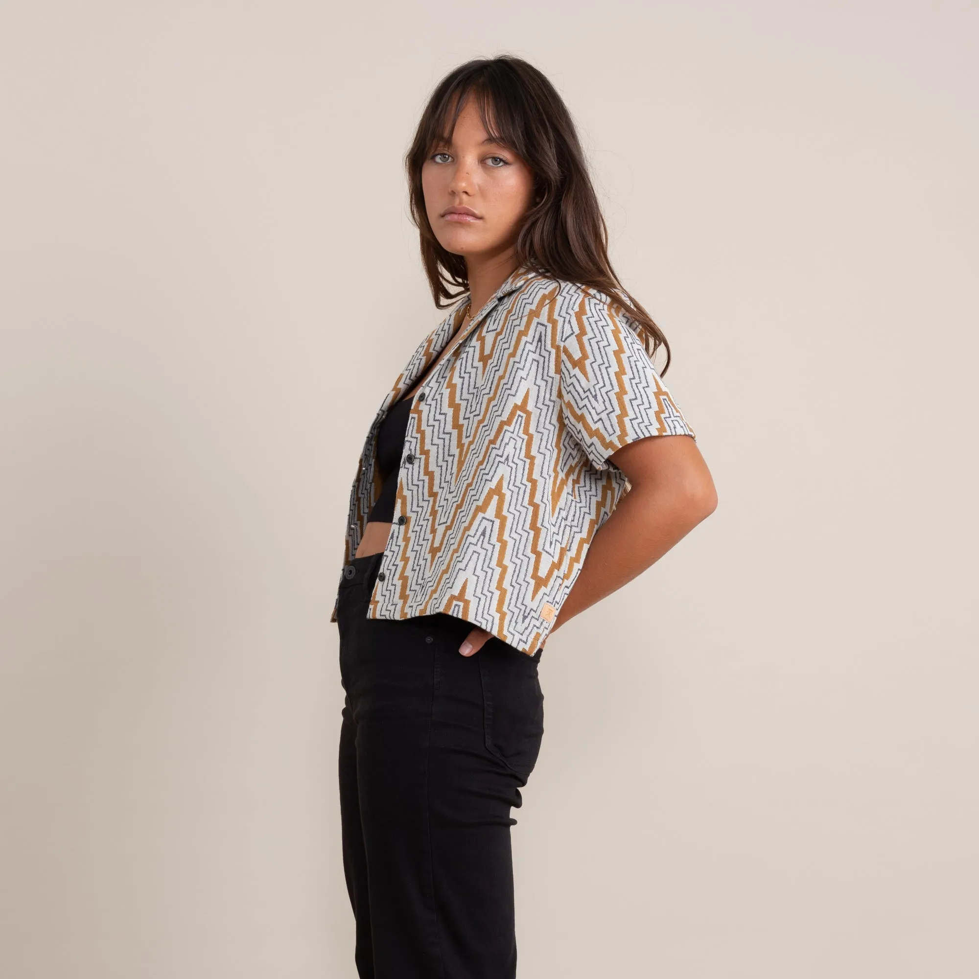 Idle Button Up Shirt -Copper sold by Roark product image thumbnail 4