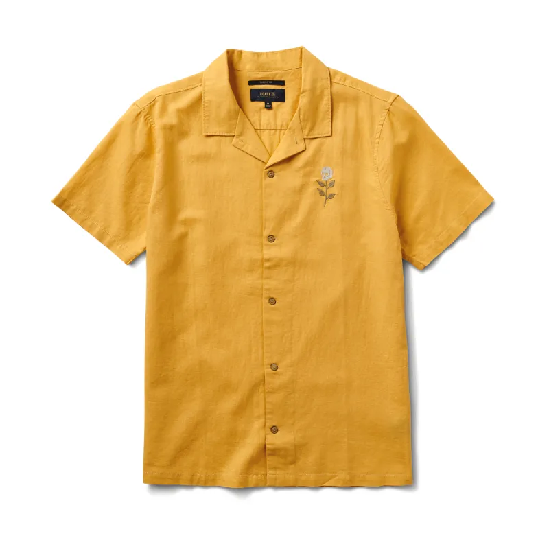 Gonzo Short Sleeve Button Up Shirt - Dusty Gold Kampai sold by Roark