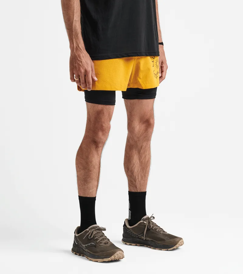 Bommer 3.5" Shorts - Gold sold by Roark product image thumbnail 4