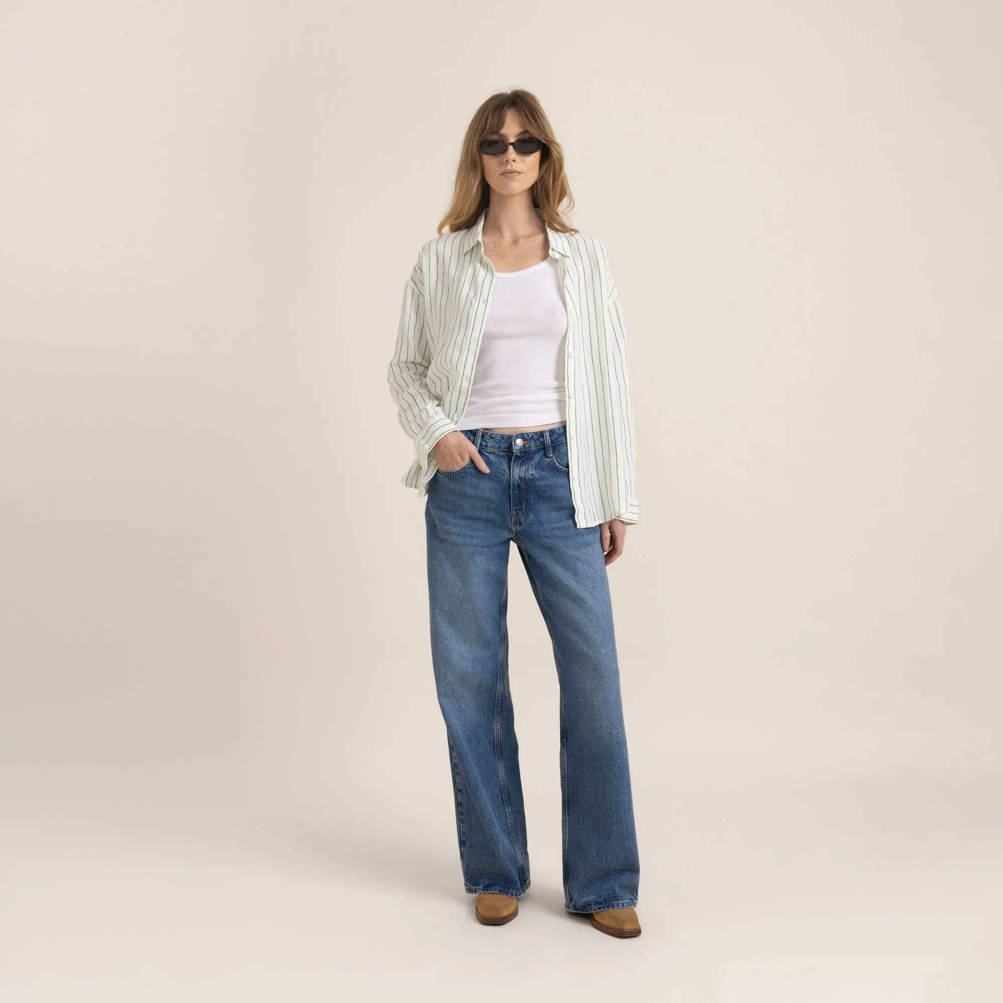 Costa Button Up Shirt - Coconut sold by Roark product image thumbnail 5