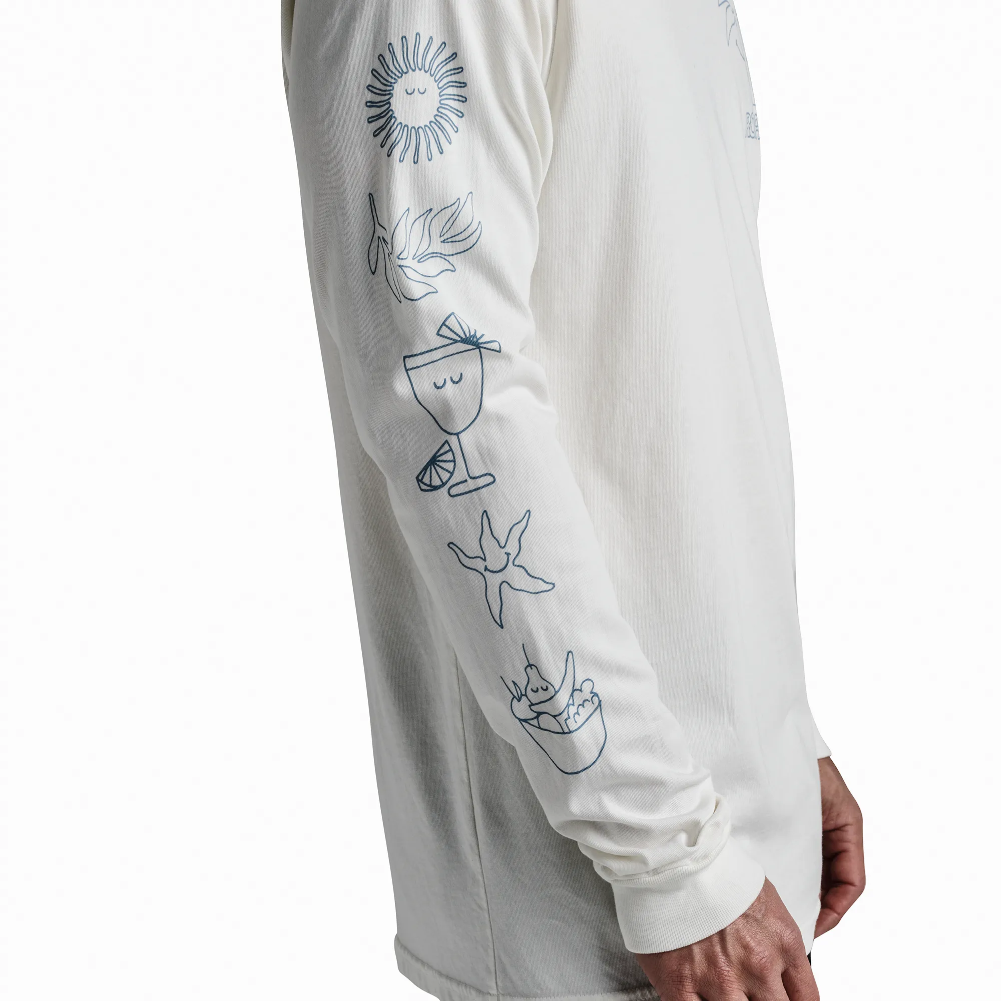 Sole Splendente Long Sleeve Tee - Off White sold by Roark product image thumbnail 4