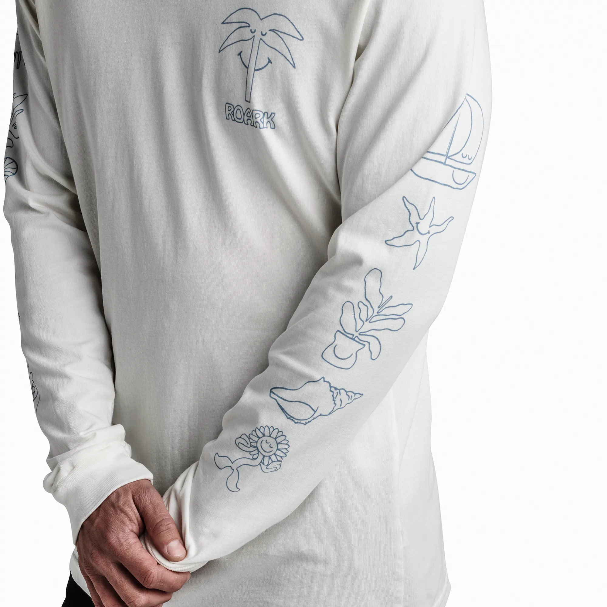 Sole Splendente Long Sleeve Tee - Off White sold by Roark product image thumbnail 5