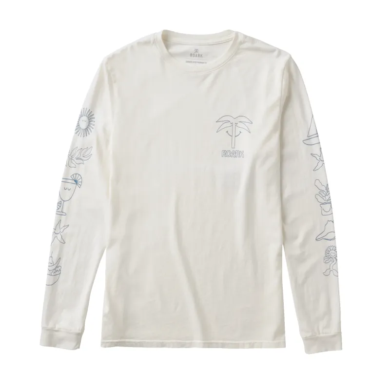 Sole Splendente Long Sleeve Tee - Off White sold by Roark