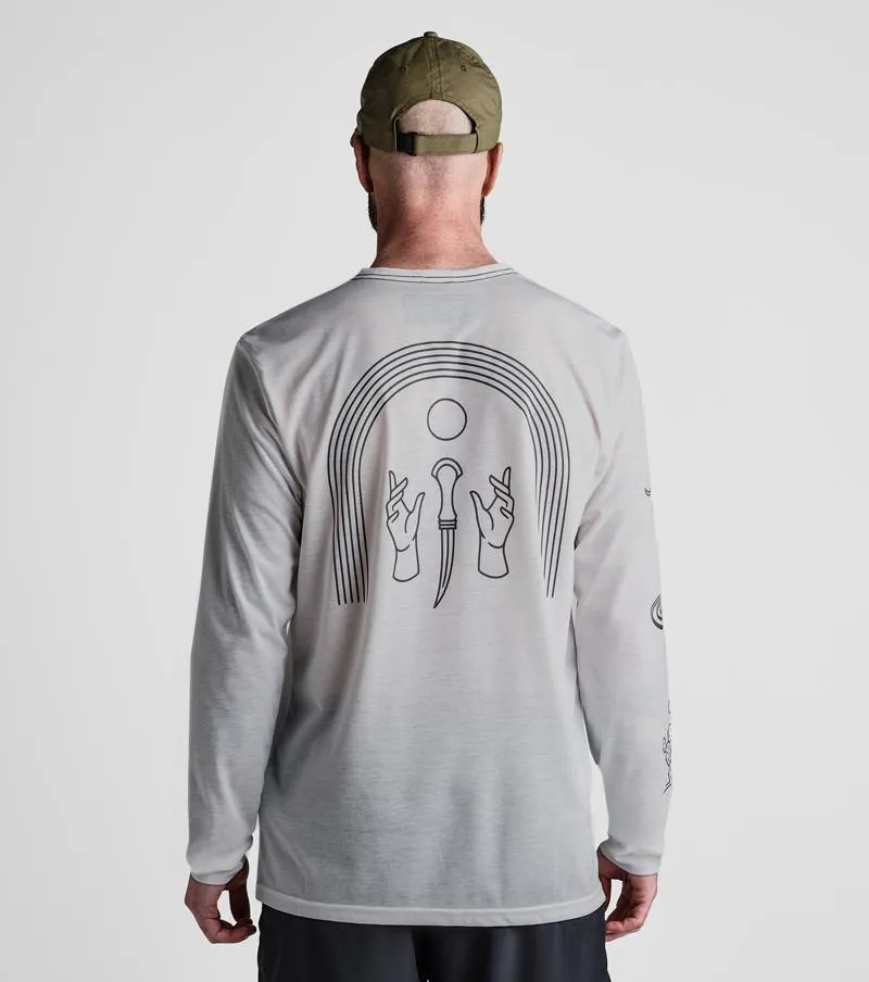 Mathis Long Sleeve Active Tee - Grey sold by Roark product image thumbnail 4