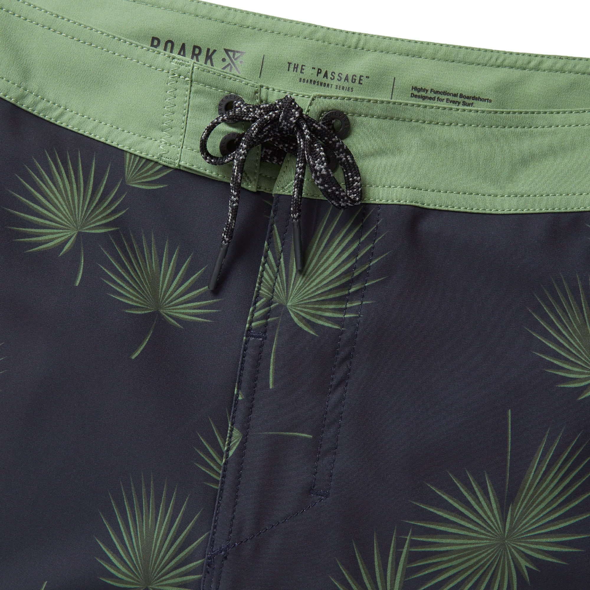 Passage Primo 18" Fronds Boardshorts - Dark Navy sold by Roark product image thumbnail 3