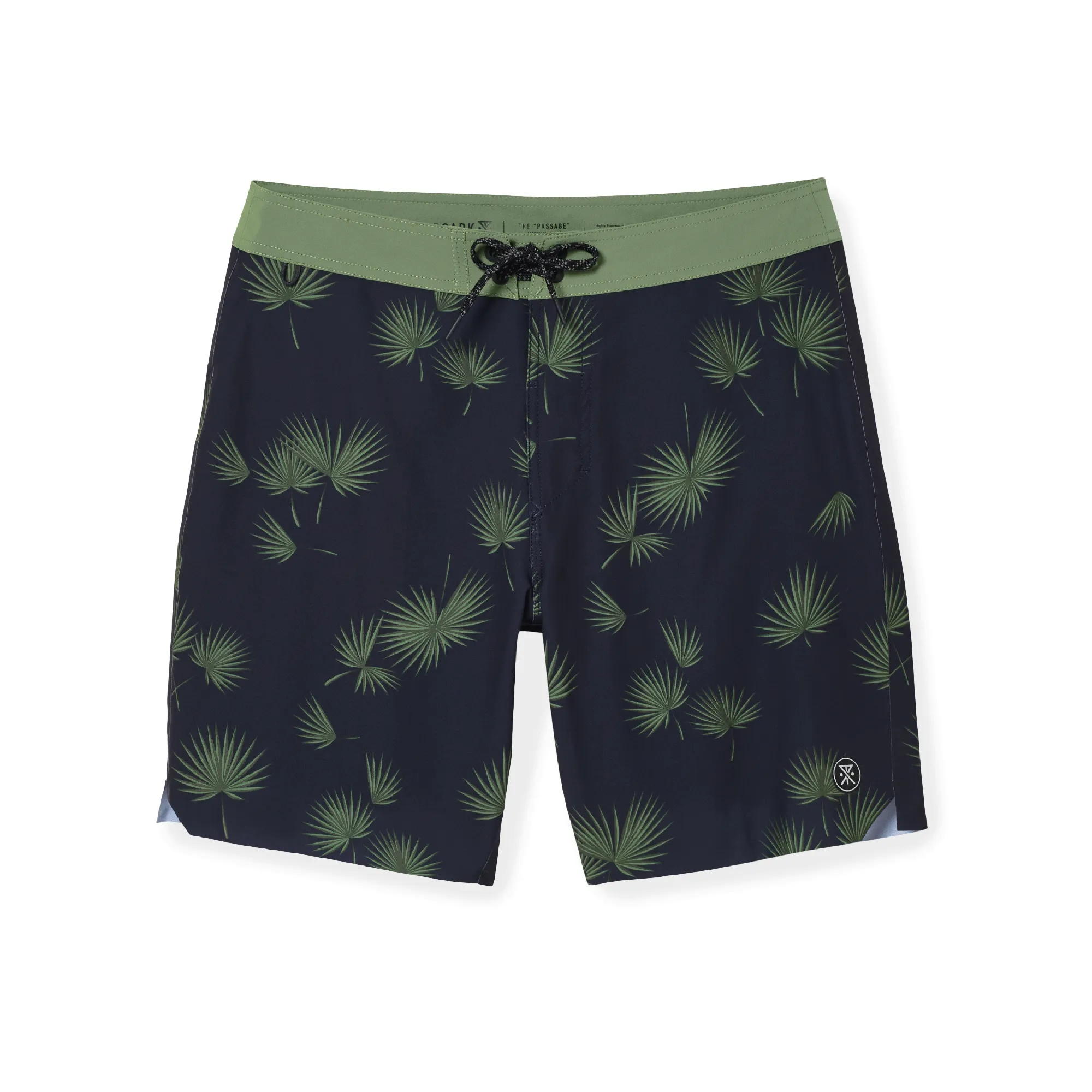 Passage Primo 18" Fronds Boardshorts - Dark Navy sold by Roark