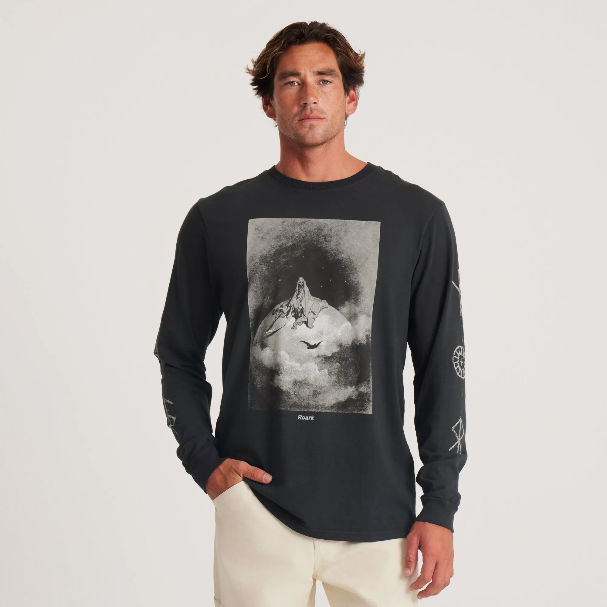 Jamie Thomas Long Sleeve Tee - Black sold by Roark product image thumbnail 2