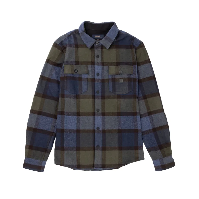 Nordsman Flannel - Navy Plaid made by Roark