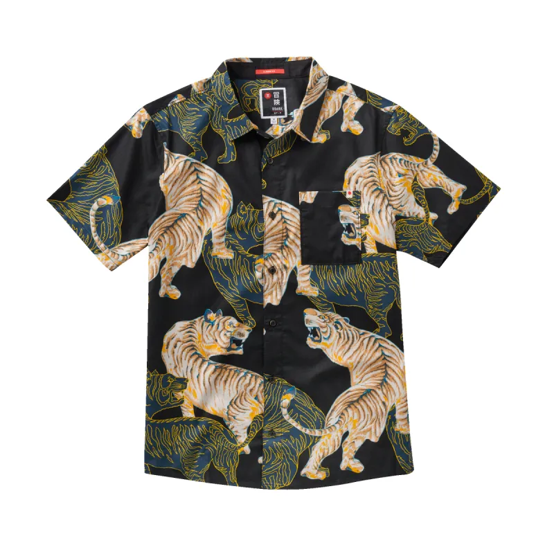 Journey Shirt - Aloha From Japan Black Shadow Tiger sold by Roark