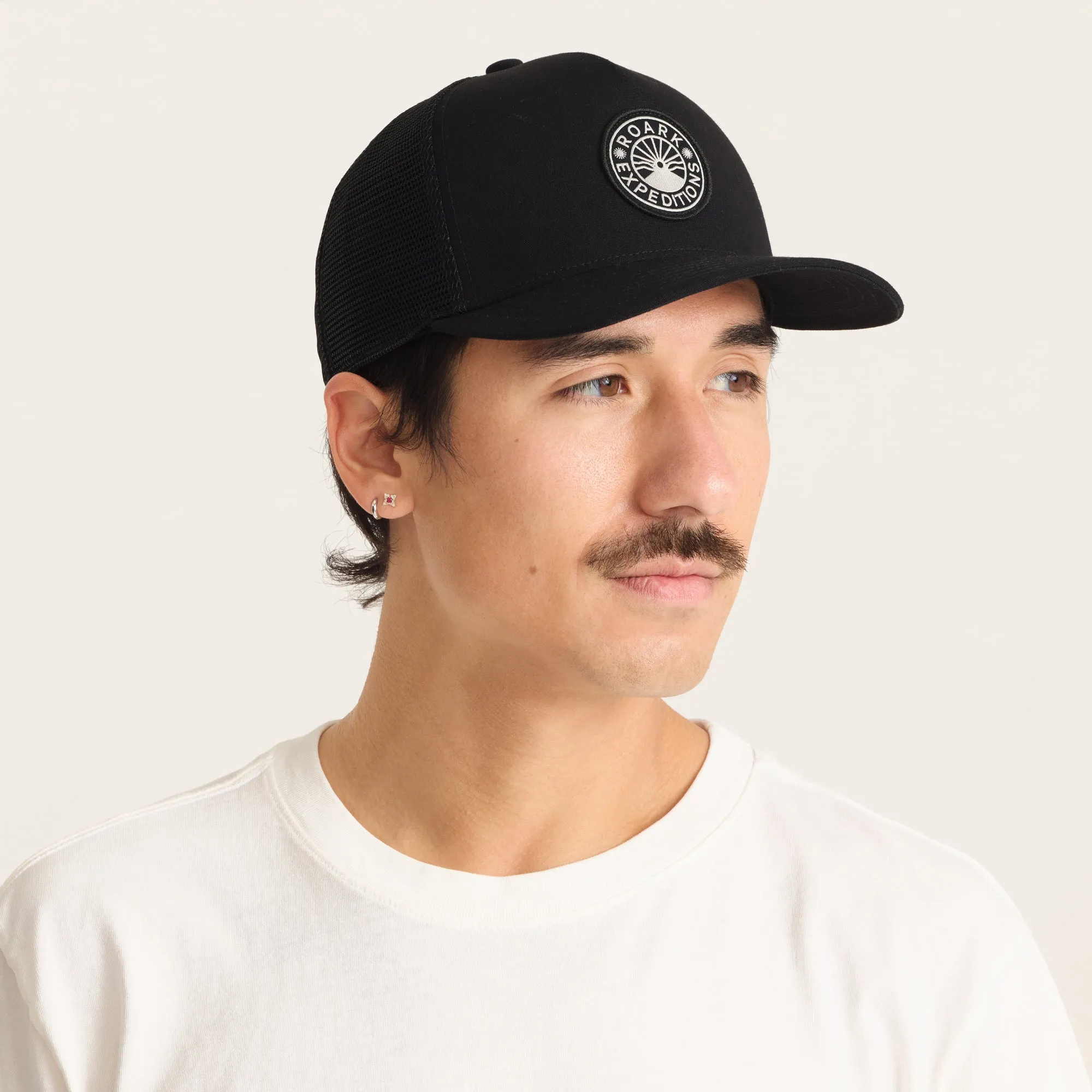 Station Trucker Snapback Hat - Black sold by Roark product image thumbnail 3