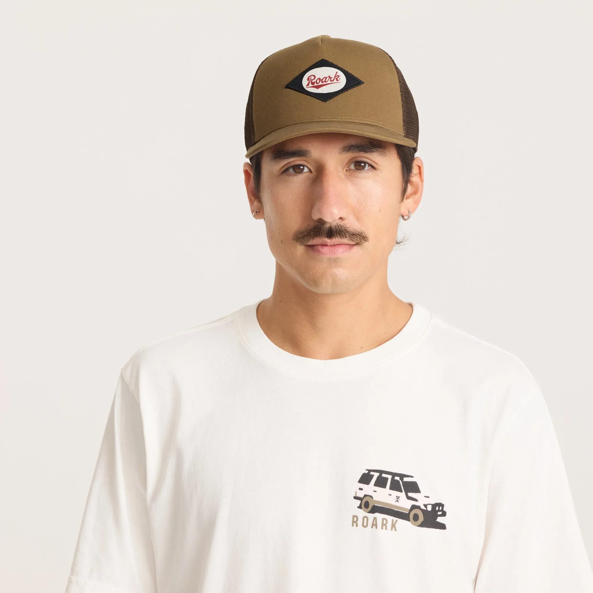 Station Trucker Snapback Hat - Dark Khaki sold by Roark product image thumbnail 2