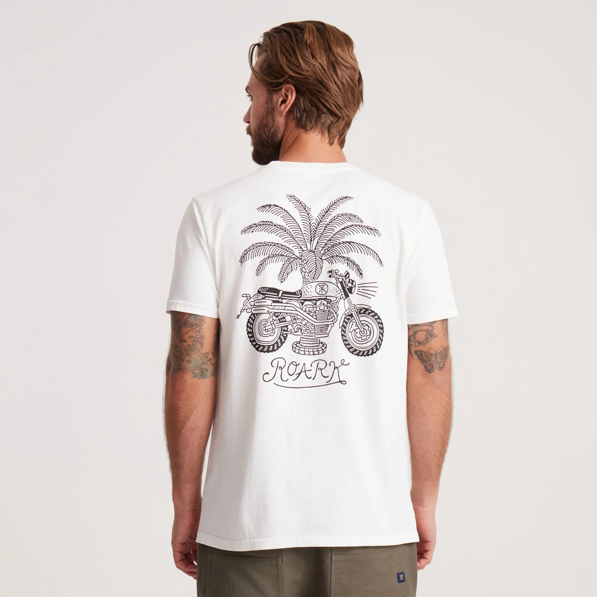 Moto Premium Tee - Off White sold by Roark product image thumbnail 4