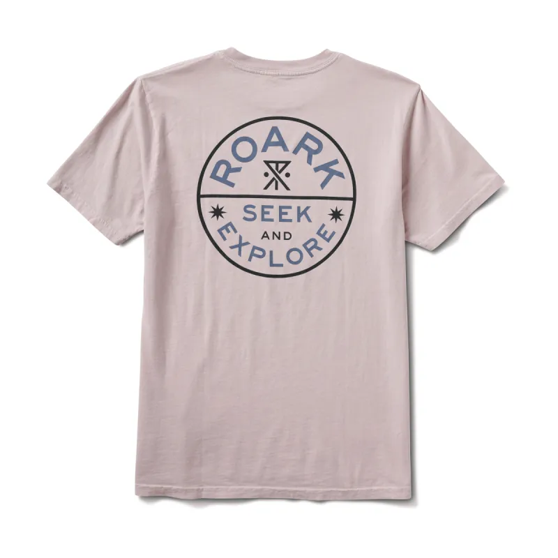 Seek & Explore Signet Premium Tee - Dusty Violet made by Roark