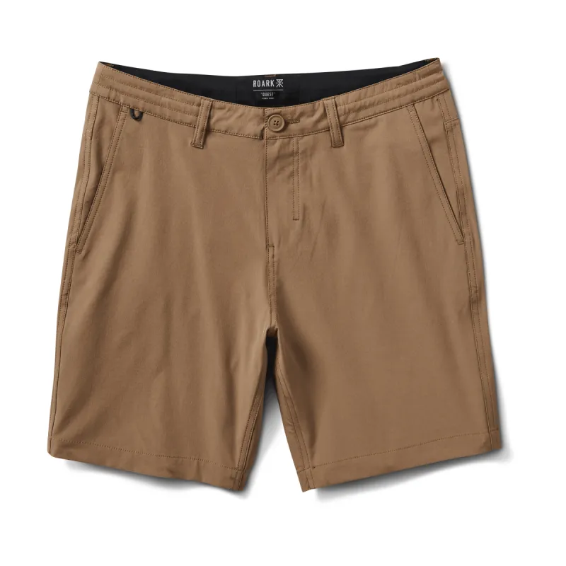 Hytide Hybrid Shorts - Dark Khaki sold by Roark