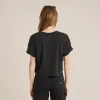 Night Ride Cropped Boxy Organic Premium Tee - Faded Black sold by Roark