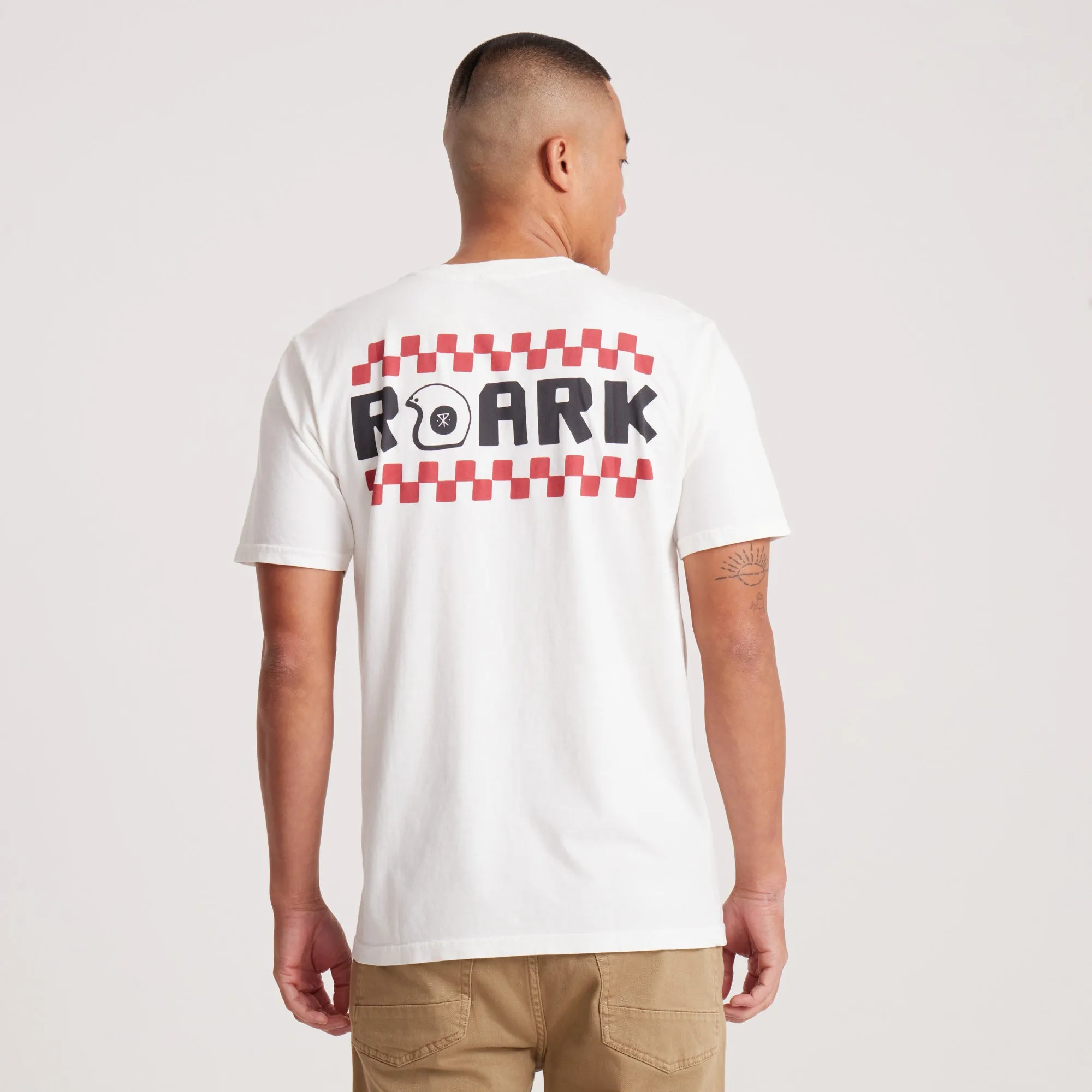 Moto Pocket Premium Tee - Off White sold by Roark product image thumbnail 5