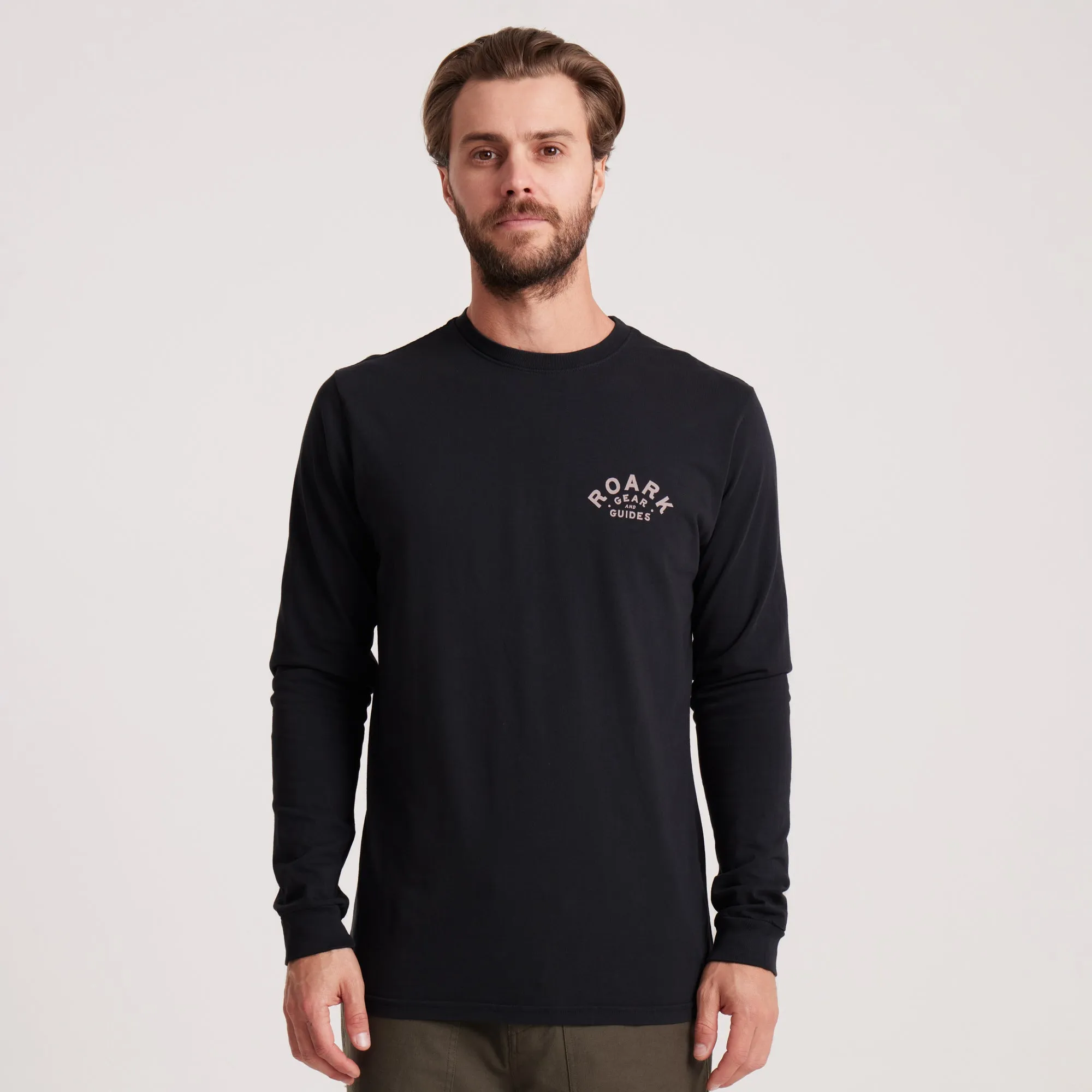 Gear And Guides Premium Long Sleeve Tee - Black sold by Roark product image thumbnail 2