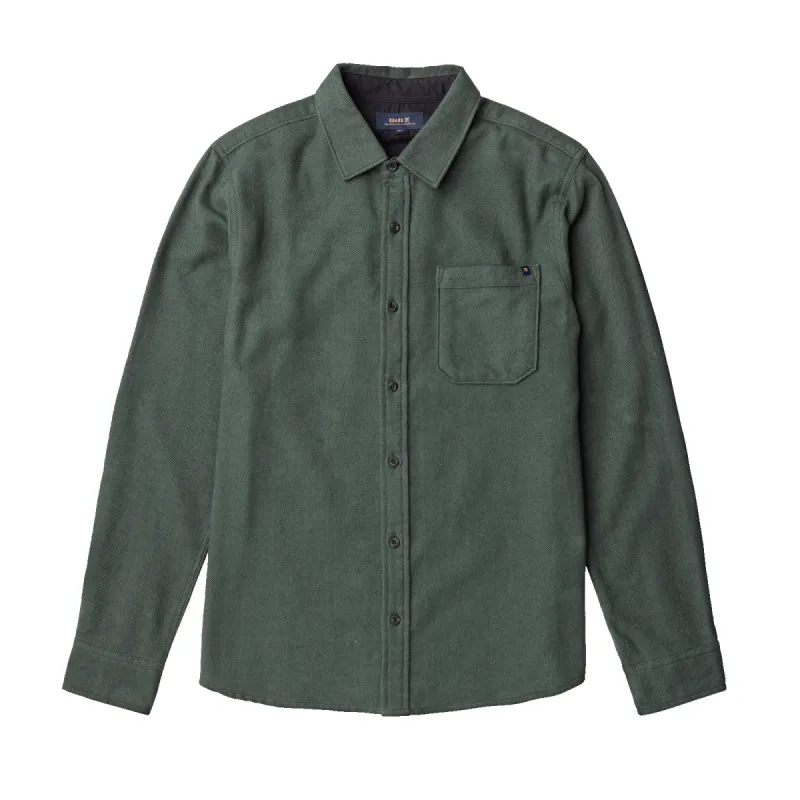 Crossroads Organic Cotton Flannel - Forest sold by Roark