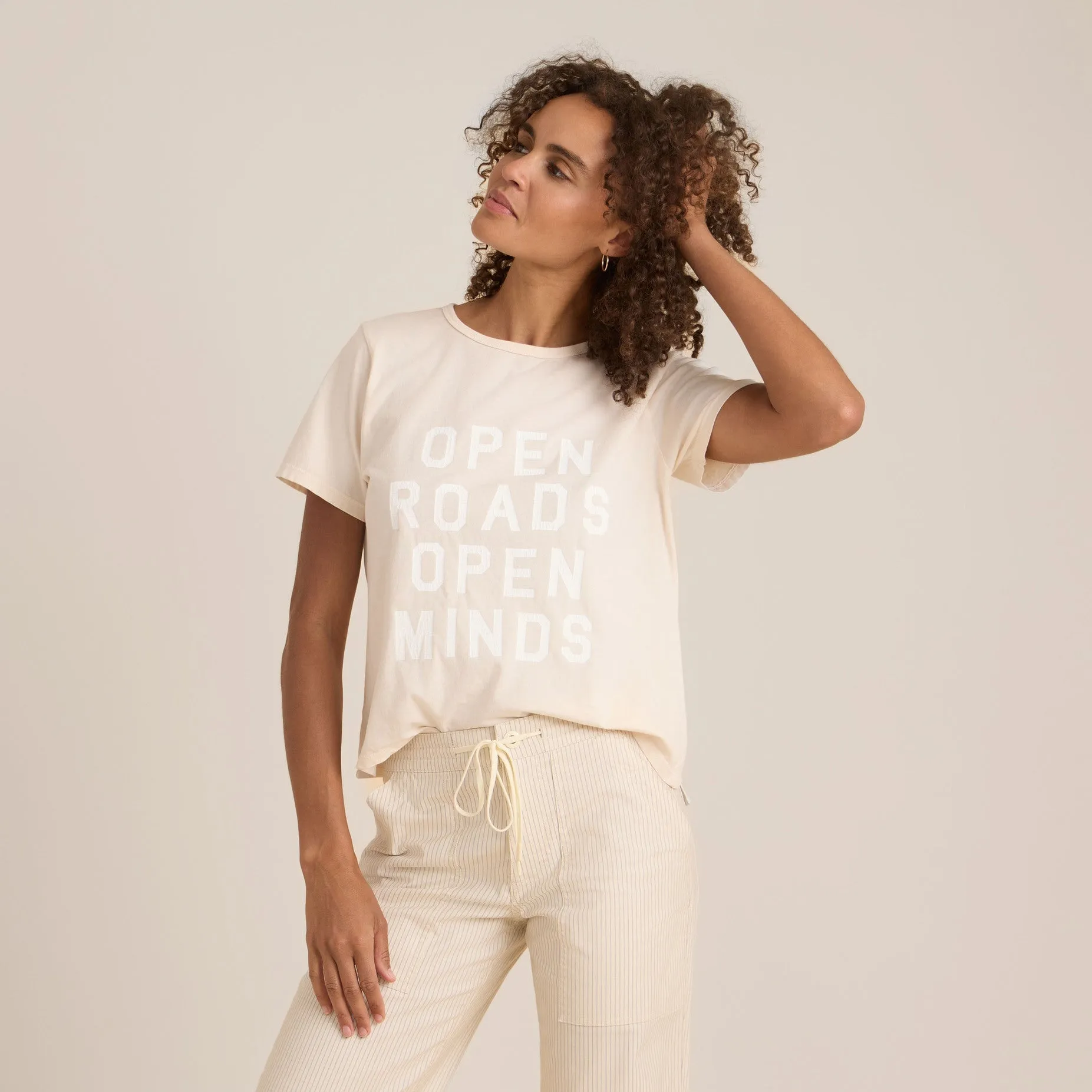 Open Roads Everyday Premium Tee - Eggshell sold by Roark