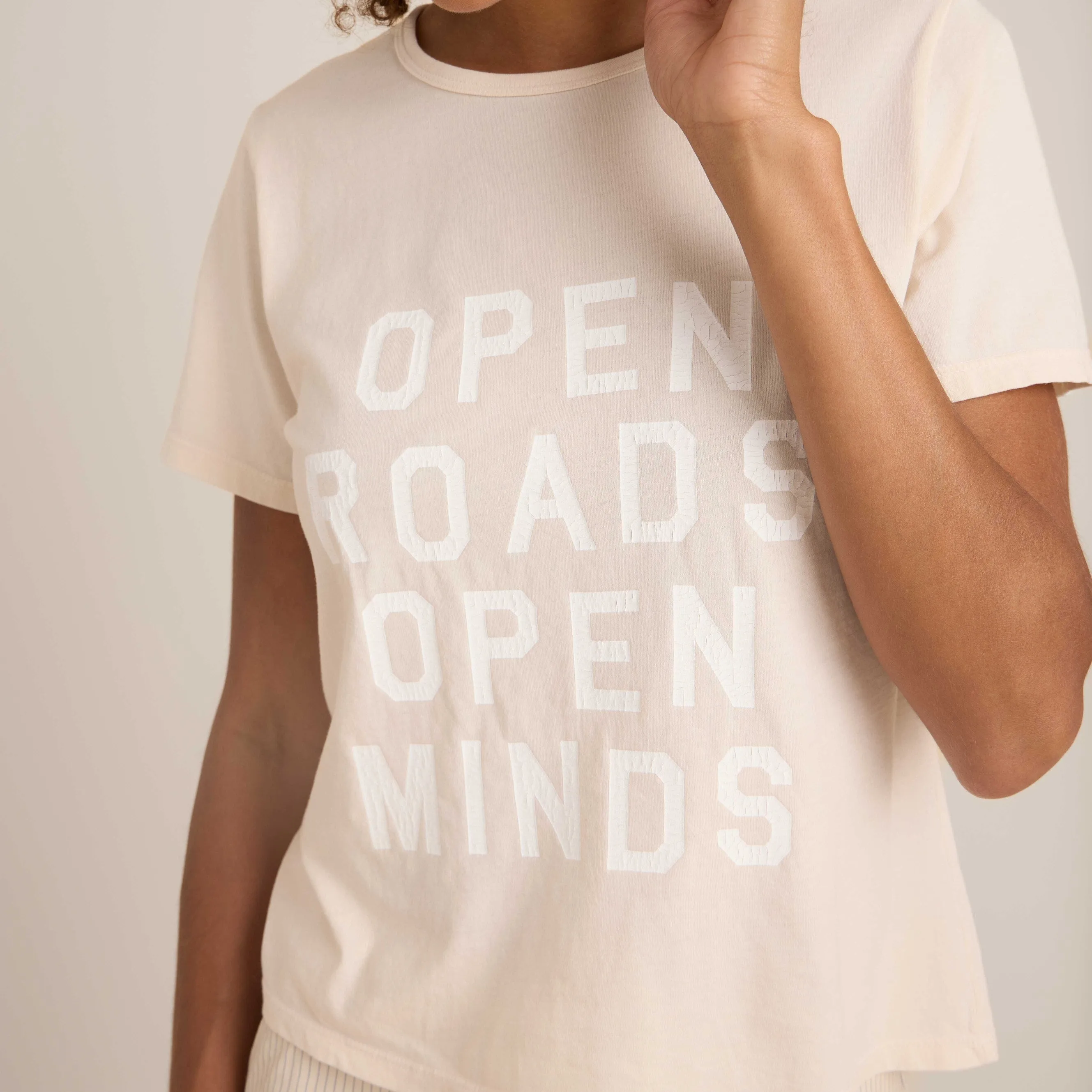 Open Roads Everyday Premium Tee - Eggshell sold by Roark product image thumbnail 4