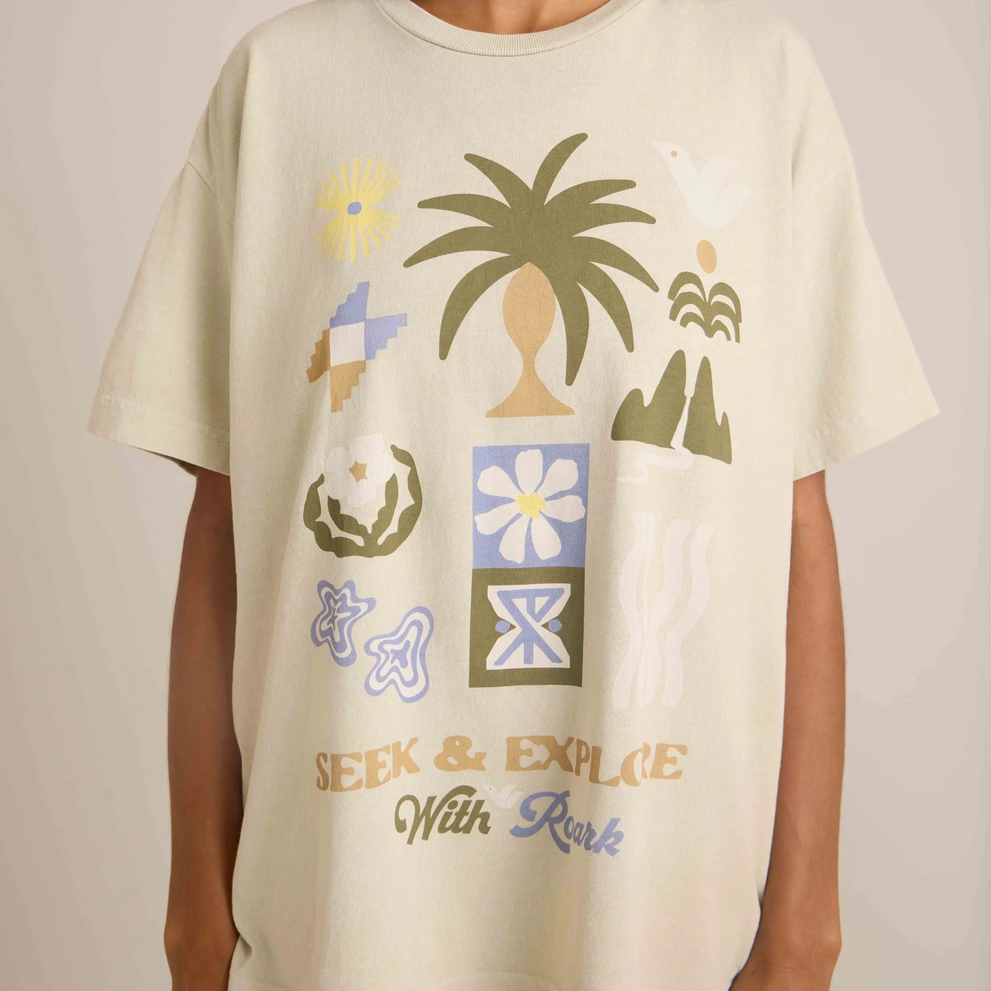 Seeker Oversized Premium Tee - Dusty Eucalyptus sold by Roark product image thumbnail 4