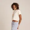 Nature Cropped Boxy Premium Tee - Eggshell sold by Roark