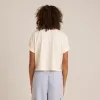 Nature Cropped Boxy Premium Tee - Eggshell sold by Roark